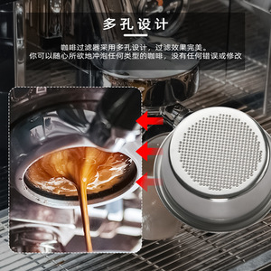 ถ้วยกรองสแตนเลส 54 มม. สำหรับเครื่องชงกาแฟ สไตล์เรียบง่ายทันสมัย สีเงิน - Product Image 4