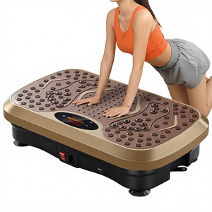 Vente directe d'usine, plaque vibrante brûle-graisses, utilisation à domicile, amincissement du corps entier, mise en forme musculaire, exercice, charge maximale de 150 kg, puissance de 200 W - Product Image 1