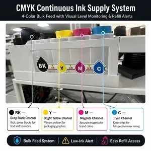 Impresora de Bolsas de Papel de Alta Velocidad de Una Sola Pasada, para Cajas de Cartón, Servilletas de Papel Kraft, Ideal para Pequeñas Empresas, Máquina Digital de Una Sola Pasada - Product Image 3