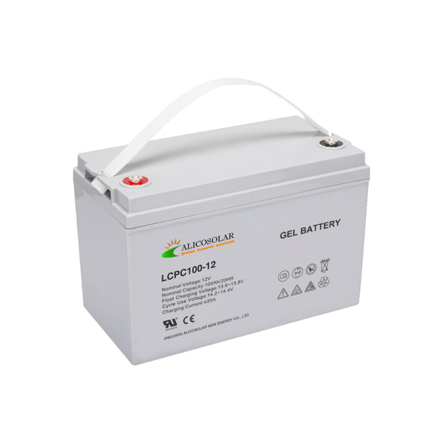 12V Vrla Gel Deep Cycle Sun Power Battery 200ah for Solar Panel System Lead Acid 100ah 120ah 150ah 250ah Battery Solar Panel