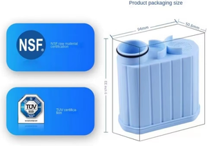 Paquete de 3 cartuchos de filtro compatibles con máquinas de café expreso para Saeco/<span class=keywords><strong>Philips</strong></span>/Gaggia <span class=keywords><strong>Aqua</strong></span> <span class=keywords><strong>Clean</strong></span> Filter CA6707/10 CA6903/00 CA6903/01 - Product Image 3