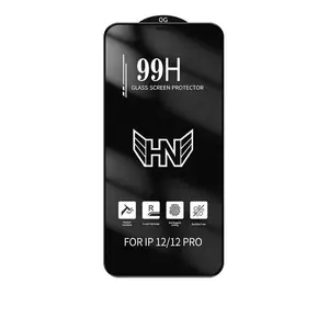 Protetor de tela 99H Capa completa vidro temperado para celular para iPhone 15 Pro Max Acessórios para celular