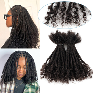 Extensions de cheveux 100% naturels en gros : Locs, <span class=keywords><strong>Dreadlocks</strong></span> au crochet, Boom Locs tressées pour femmes noires - Product Image 5