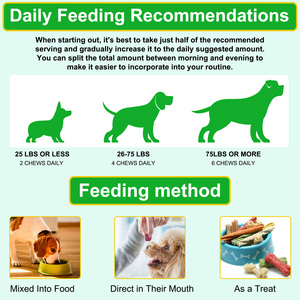 Oimmal Suplemento Natural de Vitaminas para Exteriores, Desparasitante Puro y Saludable, Masticables para la Prevención de <span class=keywords><strong>Pulgas</strong></span> y Garrapatas para Perros - Product Image 2