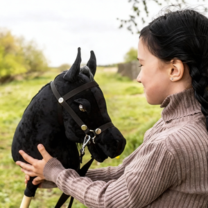 DR Juguetes de Peluche Personalizados: Cabeza de Caballo de Juguete con Palo, Accesorios - Product Image 4