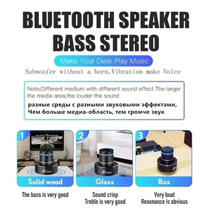 Gs adin 26W Vibro không dây cho Bluetooth Mini Loa siêu trầm di động hàng xóm rung cộng hưởng âm nhạc cột cho điện thoại - Product Image 2