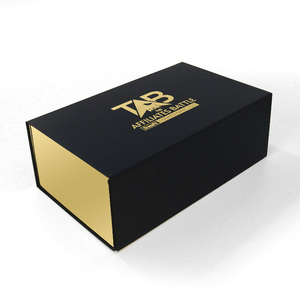 New Custom Design Large Logo <strong>Recycled</strong> Materials Paper Magnetic Folding <strong>Box</strong> Packaging Luxury Rigid Cardboard Glossy <strong>Box</strong> - Product Image 2