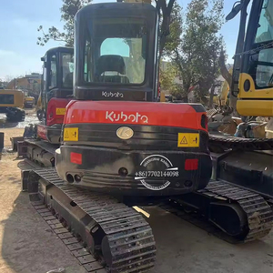 รถขุดขนาดเล็กแบบตีนตะขาบ ยี่ห้อคูโบต้า รุ่น U55 ปี 2023 น้ำหนัก 5 ตัน สภาพดี 35 กิโลวัตต์ ของแท้ เหมาะสำหรับงานเกษตรและก่อสร้าง - Product Image 1