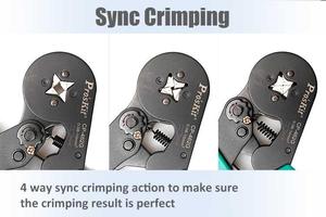 <span class=keywords><strong>Proskit</strong></span> CP-462G vuông Uốn Tóc bồng dụng cụ cầm tay cho AWG 26-10 dây thiết bị đầu cuối crimps bốn dây ferrule cho dây phạm vi kích thước - Product Image 3