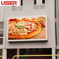 Écran d'affichage LED fixe extérieur commercial, IP65, haute luminosité, lisible en plein soleil, gestion à distance Cloud CMS, garantie 1 an