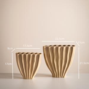 Jarrón de Cerámica Nórdica Esmaltada con Lantánido, Hecho a Mano, Diseño Minimalista Contemporáneo, Ecológico, para Agua - Product Image 5