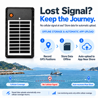 Solution de gestion des navires de transport de marchandises 4G GLONASS 2G Traceur GPS solaire Historique des itinéraires de transfert portuaire Stockage hors ligne PC Auto