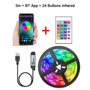 ไฟ LED แถบอัจฉริยะ 5V 5050 USB BT RGB ชุดไฟตกแต่งผนังทีวี โต๊ะคอมพิวเตอร์ สร้างบรรยากาศ - Product Image 5
