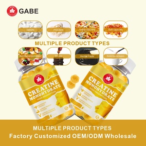 Compléments alimentaires en gommes OEM en gros, vitamines, créatine monohydrate en gommes, soutient la croissance musculaire pour les adultes, compléments alimentaires pour la remise en forme - Product Image 3