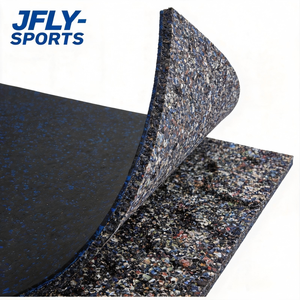 Tapis de sol de gym en EPDM non toxique, antidérapant, imperméable, facile à nettoyer, absorbant les chocs, réduisant le bruit, carrelage de sol pour salle de sport à domicile - Product Image 1