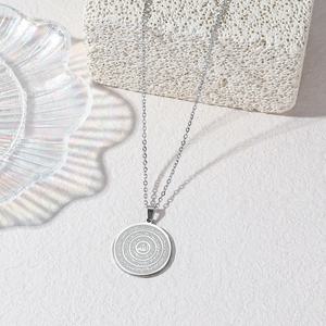 Collana Regalo per Eid e Ramadan con Design Artistico di <span class=keywords><strong>Allah</strong></span>, Ciondolo con Arte del Corano in Arabo, Gioielli Unisex in Acciaio Inossidabile all'Ingrosso - Product Image 3