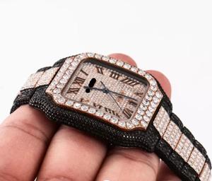 Reloj Mecánico Automático de Acero Inoxidable Opulento con Brillantes Piedras de Moissanita, Diseño Analógico para una Calidad Premium de Lujo - Product Image 2