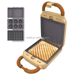 Aifa 3 en 1 rebanada única desmontable <span class=keywords><strong>mejor</strong></span> gran oferta sándwich Waffle <span class=keywords><strong>Grill</strong></span> huevo Cupcake alta calidad eléctrica antiadherente Waffle Maker - Product Image 1