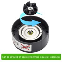 Pièces de rechange pour lames d'extraction compatibles avec le blender Nutri-Bullet 600W 900W Pro Series avec joint d'étanchéité en caoutchouc silicone