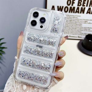 Accesorios de teléfono móvil de lujo para <span class=keywords><strong>Oppo</strong></span> <span class=keywords><strong>A77</strong></span> 4G fundas para celular Down Wear Coat Soft TPU Glitter Epoxy fundas de teléfono móvil - Product Image 4