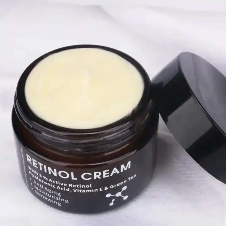 Organic Retinol Cream For Face Anti Aging Anti Wrinkles Nourishing Brightening Moisturizer Retinol Cream