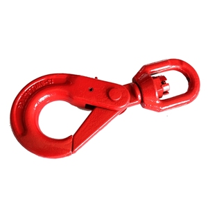 Gancho de Seguridad Giratorio Autoblocante de Alta Resistencia, Seguro y Confiable, de Acero, para la Industria Minera, Gancho de Elevación Tipo Clevis - Product Image 1