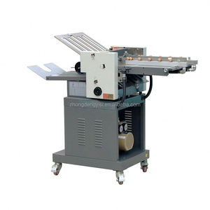 Machine à plier le papier pour livres, format A4 A3, robuste, entièrement automatique, haute vitesse, avec 2 plateaux de pliage - Product Image 1