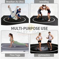 Tapis de fitness gonflable imperméable pour la lutte, la gymnastique, antidérapant, Air Track 3m x 3m en PVC, pour Jiu Jitsu, BJJ, MMA, Judo, pliable