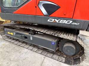 Mini-excavatrice sur chenilles hydraulique Doosan Dx80 d'occasion, modèle 2020, godet de 0,32 m, poids opérationnel de 7,9 tonnes - Product Image 4