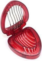 Outil de cuisine Trancheuse à fraises Coupe-fruits PS Gadgets de cuisine en plastique