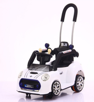Voiture électrique pour enfants de 2 à 7 ans, télécommande 2.4G, commande par joystick, batterie 6V 4.5AH, moteur 380W, deux roues, plastique, multifonction