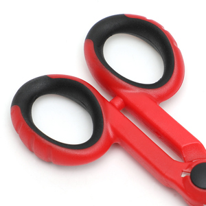 <span class=keywords><strong>Ciseaux</strong></span> d'électricien professionnels multifonctionnels, cisailles industrielles pour câbles, coupe-fils ergonomiques à poignée souple, en acier inoxydable pour le bricolage - Product Image 4