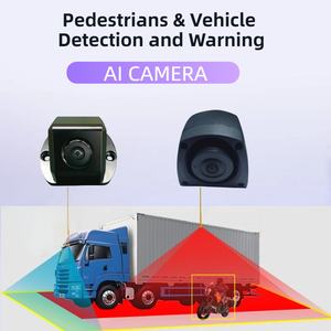 Système <span class=keywords><strong>de</strong></span> surveillance <span class=keywords><strong>de</strong></span> sécurité routière AI BSD avec caméra 1080P et vision nocturne, détection <span class=keywords><strong>de</strong></span> piétons pour bus et camions - Product Image 1