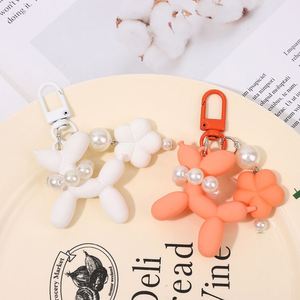 Llavero de perro de cartón 3D colorido, colgante para bolso, llavero de cachorro, accesorios para estuche de auriculares y bolso, para regalos - Product Image 4
