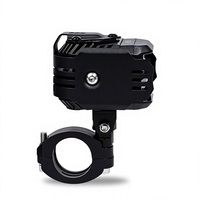 Projecteurs auxiliaires universels à LED pour moto, double couleur, haute luminosité, phare auxiliaire