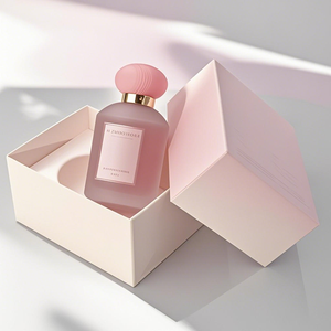 Customizable Round Luxury Novelty Glass Perfume Spray <b>Bottle</b> 50ml 100ml Unique Empty Frosted Empty Perfume <b>Bottle</b> with Box - Product Image 1
