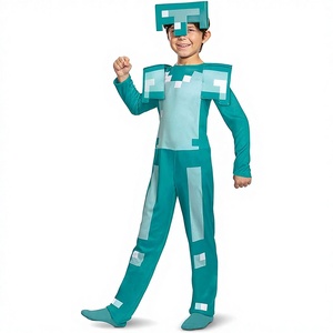 Disfraz de cosplay de <span class=keywords><strong>Minecraft</strong></span> Edición Clásica con Armadura de Diamante para Niños, Unisex, Sintético, para Juego de Rol Transfronterizo - Product Image 1