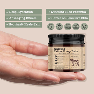 مرطب مخفوق عضوي وطبيعي من شحم البقر بالعسل للوجه والجسم، منتج كوري أصلي بعلامة تجارية خاصة - Product Image 6