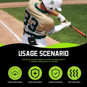 Guanti da Baseball colorati da Baseball con guantoni scorrevoli personalizzati per la protezione della mano per Baseball e Softball