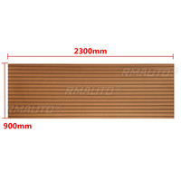 Revêtement de pont en mousse EVA auto-adhésif imitation teck, revêtement de pont marin en mousse EVA, tapis de sol en mousse EVA pour bateau 900x2300x6mm