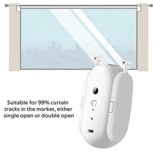 Tuya — rideau traditionnel, télécommande sans fil, fonctionne avec Google Home Alexa, WiFi motorisé, Robot - Product Image 4