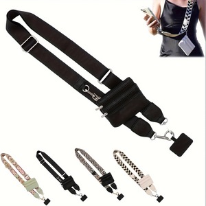 Sangle réglable pour lanière de téléphone portable à bandoulière Anti-perte <span class=keywords><strong>pendentif</strong></span> pour étui de téléphone portable avec porte-monnaie à fermeture éclair joint de carte porte-monnaie - Product Image 3