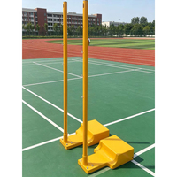 Poteau de filet de badminton professionnel avec base lestée 140 kg, durable, pour entraînement sportif, directement de l'usine