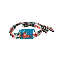 Anpassbares 13,56 MHz N213 Chip Wasserdichtes Manipulationssicheres Bedruckbares PVC-Karten Handgefertigtes Gewebtes Armband RFID NFC Armband-Etikett