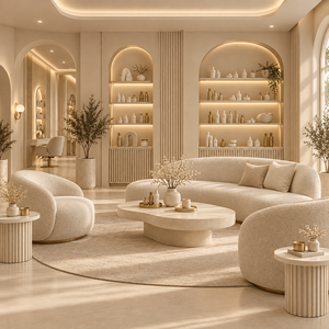 Diseño Interior de Lujo para Salón de Belleza y Muebles de Salón con Vitrinas Personalizadas - Product Image 5