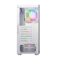 Boîtier de jeu pour ordinateur, tour d'ordinateur en verre trempé ABS avec câble USB, maille plastique pour ITX, mm