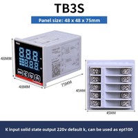 Contrôleur de température numérique intelligent PID TB3S/M/H/L 0-399 ℃   Thermostat industriel 220 V CA pour équipement d'emballage disponible