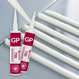 Porte <span class=keywords><strong>de</strong></span> <span class=keywords><strong>douche</strong></span> blanche en verre acétique Acétoxy clear Gp Acetate 100% Silicone Sealant - Product Image 1