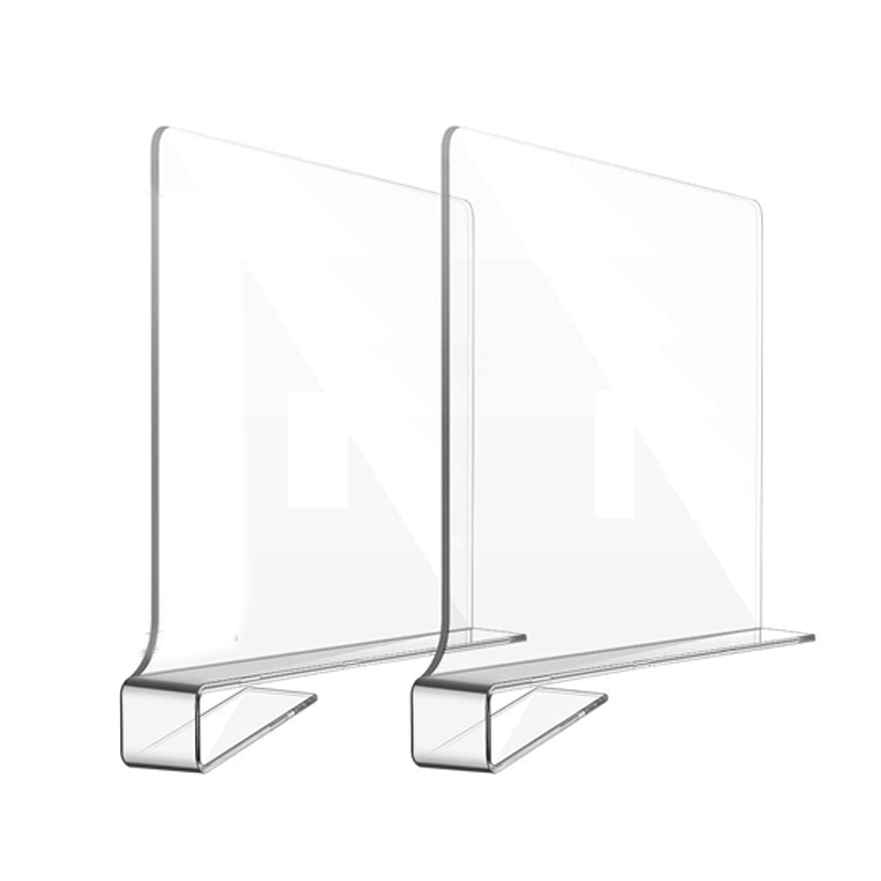 Factory Acrylic Shelf Dividers for Clothes, Wood, Kitchen Cabinets, and Libraries