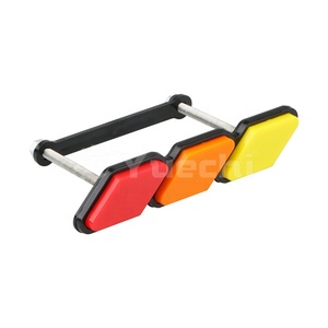 Yuechi Tri-Color Grille Badge Emblem für Toyota Tacoma für 4Runner Tundra/ Sequoia für Rav4 Highlander aus strap azier fähigem ABS <span class=keywords><strong>M</strong></span>. - Product Image 4